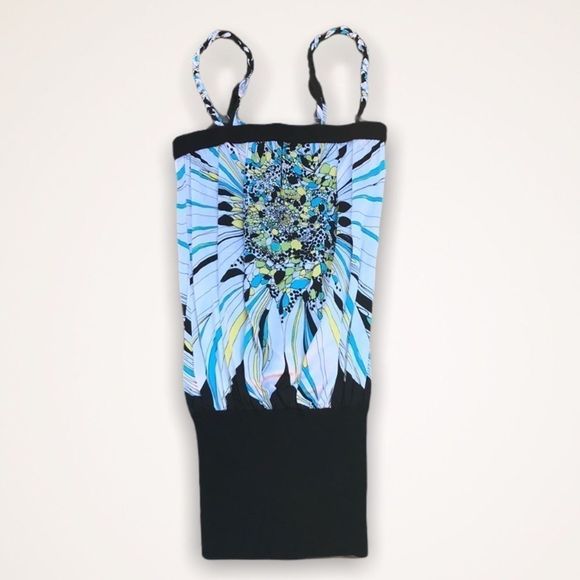 BEBE Silk/Spandex Printed Dress - Picture 1 of 9